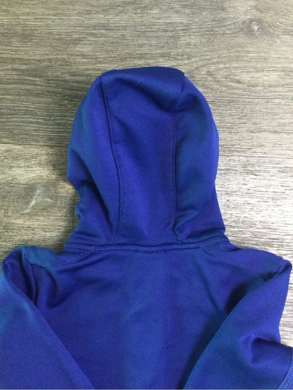 Nike Kids Blue and Teal Hooded Dri-FIT Zip Jacket